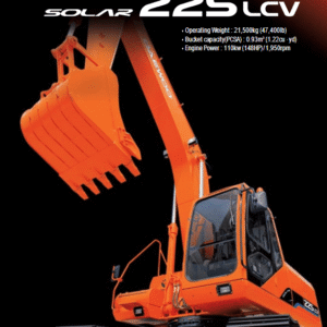 Doosan Daewoo Solar S225LC-V Excavator Service Manual