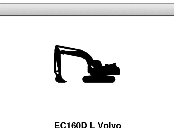 Volvo EC160DL Excavator Repair service Manual