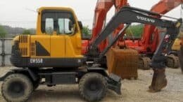 Volvo Ew55b Compact Excavator Service Parts Manual