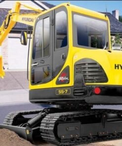 Hyundai Crawler Excavator R55-7 Operator and Operating Manual
