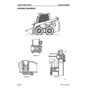 Komatsu SK714-5 SK815-5 Repair Manual