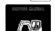 BOBCAT 116 HYDRAULIC EXCAVATOR WORKSHOP SERVICE REPAIR MANUAL