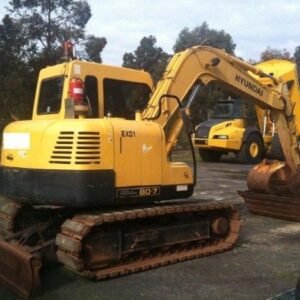 Hyundai Crawler Excavator Robex 80-7A R80-7A Service Repair Complete Manual
