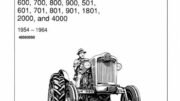 Ford 600, 800, 2000, 4000 Tractor Workshop Service Manual | 1953-1964
