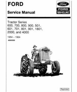 Ford 600, 800, 2000, 4000 Tractor Workshop Service Manual | 1953-1964