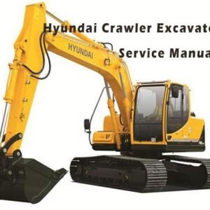 HYUNDAI R160LC-9 R180LC-9 CRAWLER EXCAVATOR Service Repair Manual