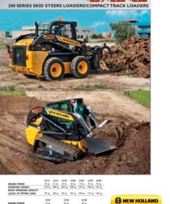 New Holland L213 L215 L218 L220 L223 TIER 4 OPERATORS MANUAL