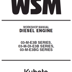 Komatsu 03-M-E3B 03-M-DI-E3B 03-M-E3BG Service Manual