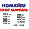 Komatsu 3D82AE 3D84E 3D88E Service Manual