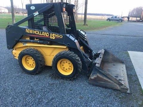 New Holland Ls160 Ls170 Operators Manual Skid Steer Loader