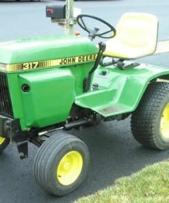 Deere Hydrostatic Tractor Type 317 Technical Service Manuals