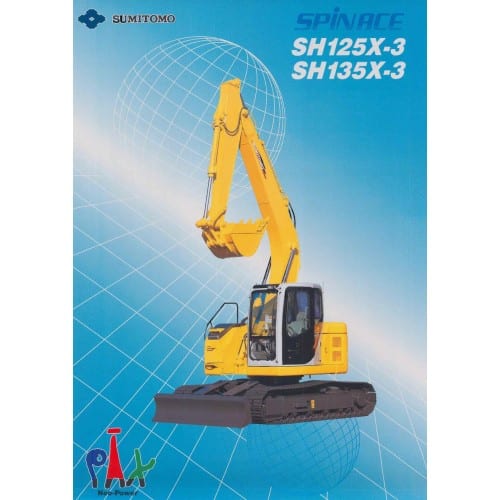 Sumitomo Sh125 S135x 3 Excavator Service Repair Manual