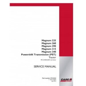 Case Ih Magnum 235 260 290 315 340 370 Service Manual