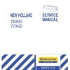 New Holland 750Hd 770Hd Header Repair Manual