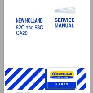 New Holland 82C 83C Draper Header CA20 Combine Service Manual