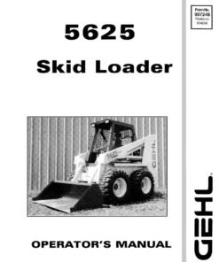 Gehl SL56DX Operators Maintenance Manual