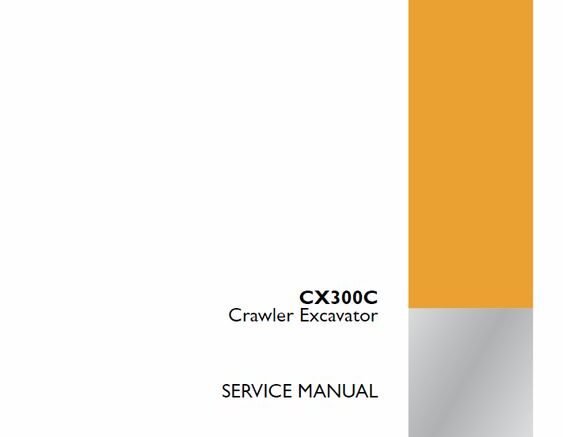 Case CX300c Crawler Service Manual