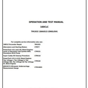 TM1932-0- John Deere 160CLC