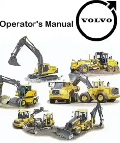 Volvo loader operator, electrical, parts, service manual