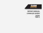 CASE 1850K Tier 3 Crawler Dozer Bulldozer Service Repair Manual