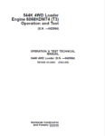 John Deere 544K 4WD Operation and Test Manual TM10688