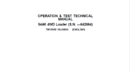 John Deere 544K 4WD Operation and Test Manual TM10688