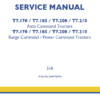 New Holland T7.170, T7.185, T7.200, T7.210 Service Repair Workshop Manual
