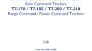 New Holland T7.170, T7.185, T7.200, T7.210 Service Repair Workshop Manual