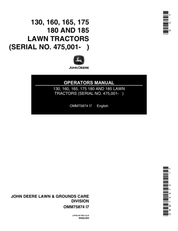 Owners Manual John deere