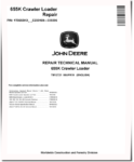 John Deere 655K Crawler Loader Repair Technical Manual TM12721