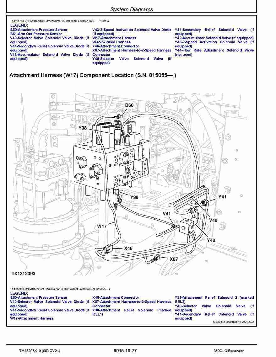 John Deere 350GLC Excavator Operation & Test Manual TM13206X19