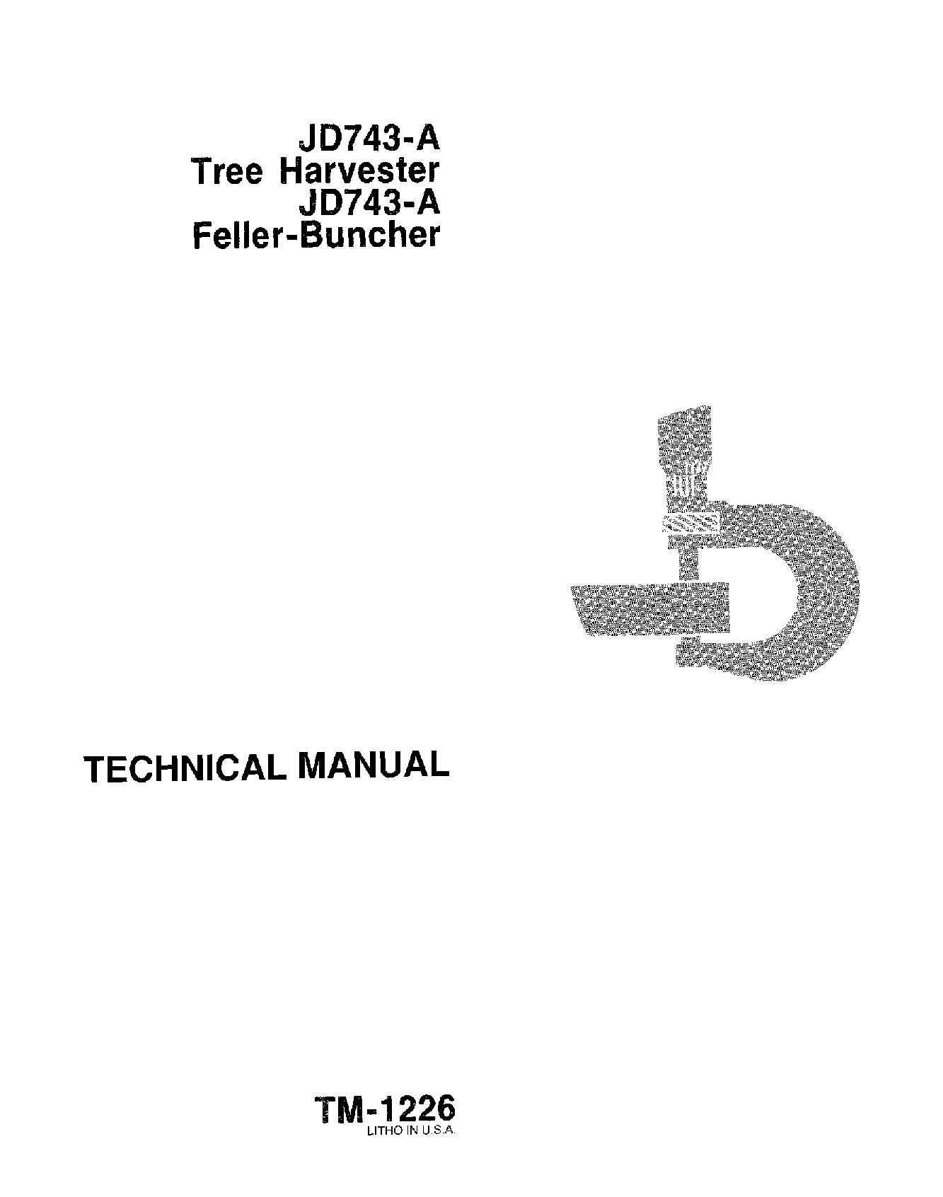 Download John Deere JD743-A Service Manual PDF