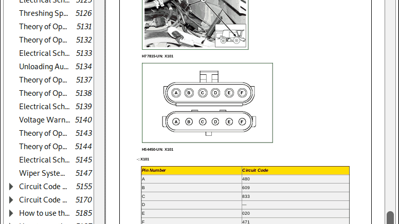 tm401619 -John Deere W540 C670 Combine Diagnostic and Test Service Manual