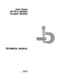 JD740-A Grapple Skidder Service Repair Shop Manual