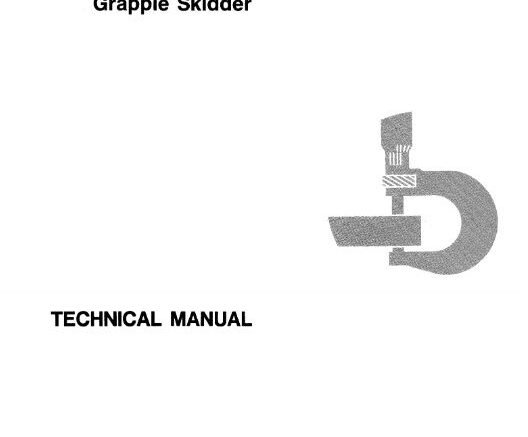 JD740-A Grapple Skidder Service Repair Shop Manual