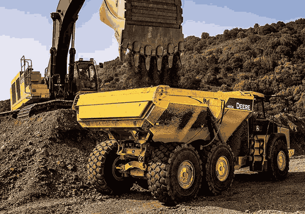 John Deere 370E, 410E, 460E Dump Truck Technical Manual TM12408