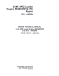 John Deere 544K 4WD Loader Engine T3 Technical Manual TM10689