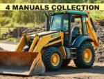 John Deere JD410 Backhoe Loader Technical Repair Manual Set