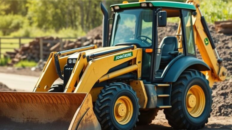 John Deere JD410 Backhoe Loader Technical Repair Manual Set